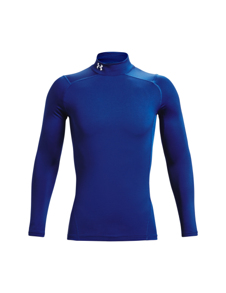 Pánské kompresní tričko Under Armour ColdGear® Compression Mock Royal