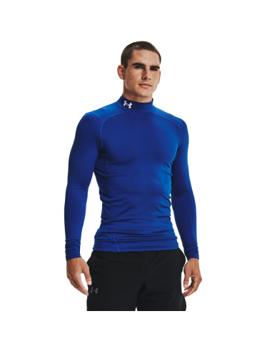 Pánské kompresní tričko Under Armour ColdGear® Compression Mock Royal