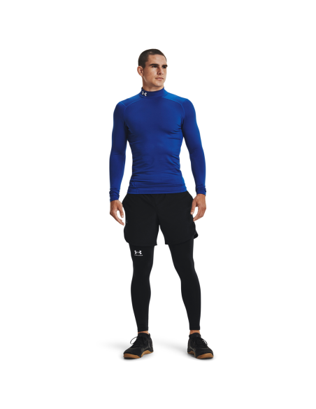 Pánské kompresní tričko Under Armour ColdGear® Compression Mock Royal