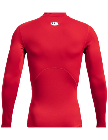 Pánske kompresné tričko Under Armour ColdGear® Compression Mock Red