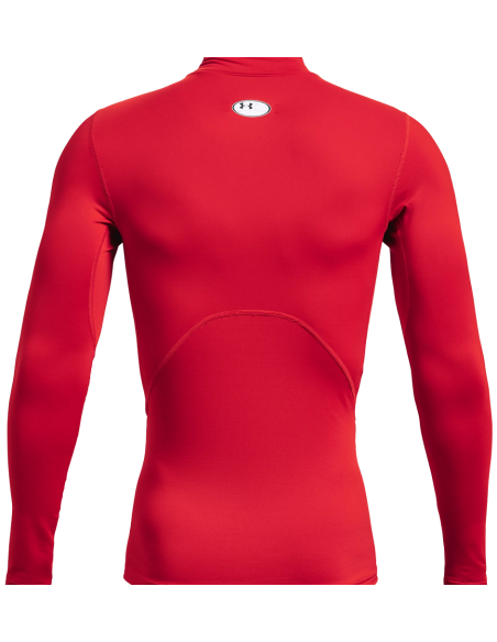 Pánské kompresní tričko Under Armour ColdGear® Compression Mock Red