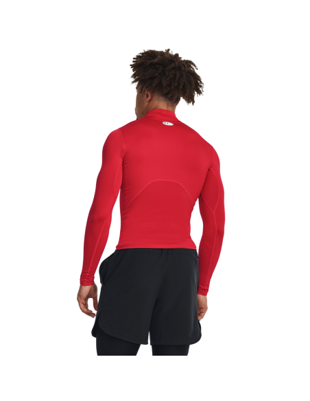 Under Armour ColdGear® Compression Mock til mænd, rød