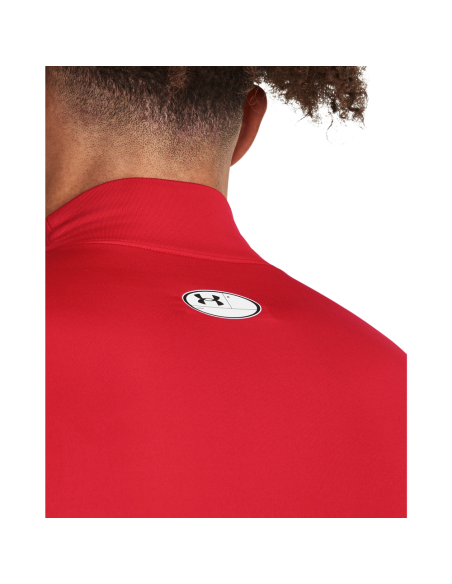 Pánské kompresní tričko Under Armour ColdGear® Compression Mock Red