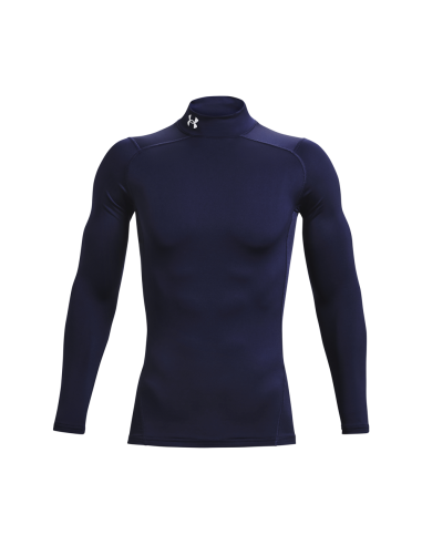 Pánské kompresní tričko Under Armour ColdGear® Compression Mock Midnight Navy
