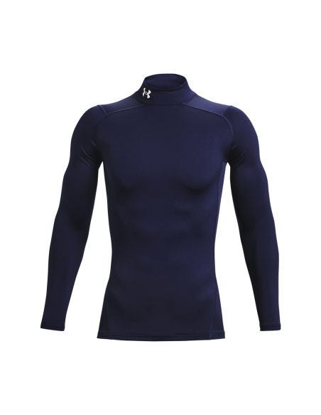 Muški Under Armour ColdGear® kompresijski polo tamnoplave boje