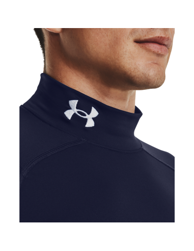 Muški Under Armour ColdGear® kompresijski polo tamnoplave boje