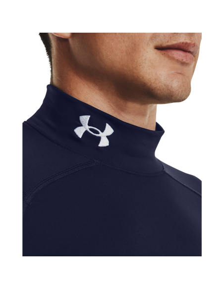 Pánské kompresní tričko Under Armour ColdGear® Compression Mock Midnight Navy