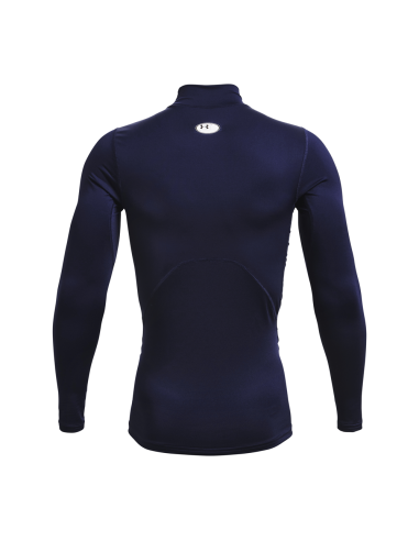 Pánske kompresné tričko Under Armour ColdGear® Compression Mock Midnight Navy
