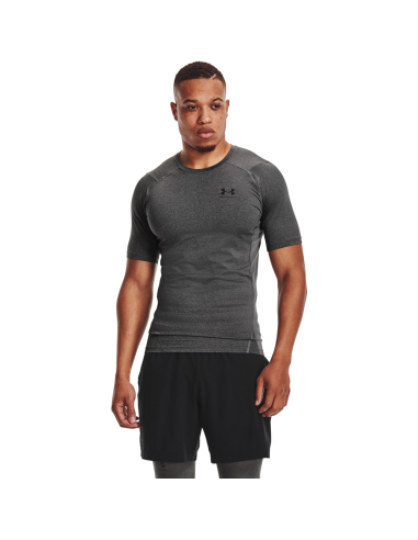 Under Armour HG Armour Comp SS Koolstof Heide