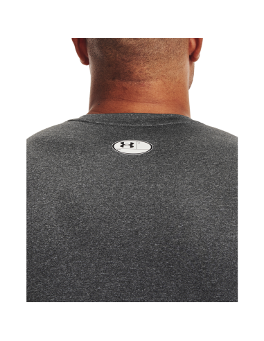Unter Armour HG Armour Comp SS Kohlenstoff Heather