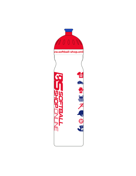 Zdrava bočica | bočica od 1 litre s crvenim čepom