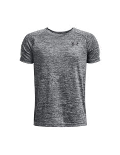 Jungen-T-Shirt UA Tech™ 2.0 Kurzarm Pitch Gray