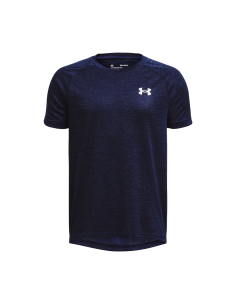 Jongens t-shirt UA Tech™ 2.0 Korte Mouw Midnight Navy