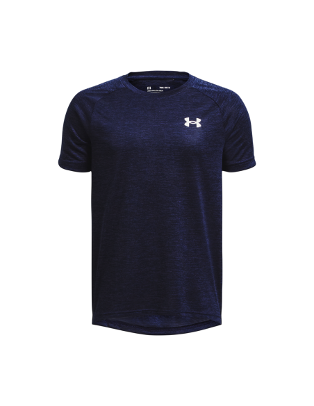 Boys' t-shirt UA Tech™ 2.0 Short Sleeve Midnight Navy
