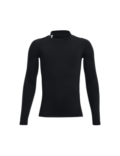 Chlapecké tričko Under Armour HG Armour Mock Long Sleeve - černá