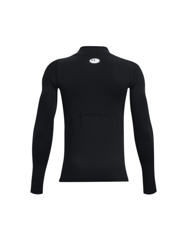Jungen-T-Shirt Under Armour HG Armour Mock Langarmshirt Schwarz
