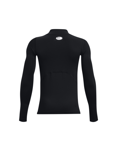 Chlapecké tričko Under Armour HG Armour Mock Long Sleeve - černá