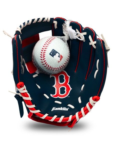 Sada baseballové rukavice a míčku MLB® TEAM Boston Red Sox (9,5")