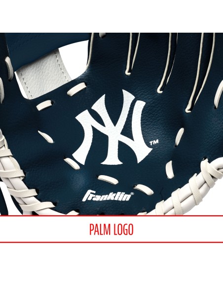 Set med basebollhandskar och basebollbollar MLB® TEAM New York Yankees (9,5")
