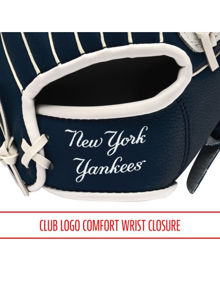 Комплект бейзболна ръкавица и топка MLB® TEAM New York Yankees (9,5")