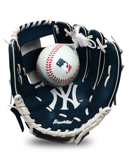 Sada baseballové rukavice a míčku MLB® TEAM New York Yankees (9,5")
