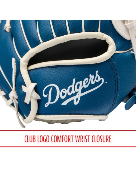 MLB® TEAM Los Angeles Dodgers baseball kesztyű és labda szett (9,5")