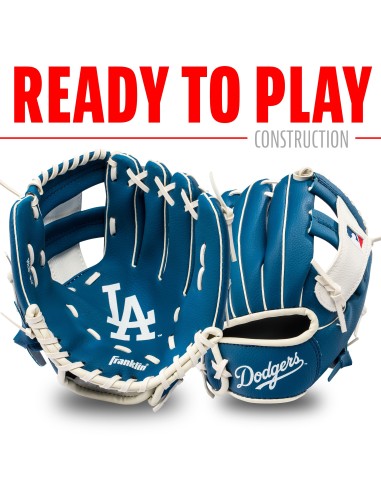 MLB® TEAM Los Angeles Dodgers baseball kesztyű és labda szett (9,5")