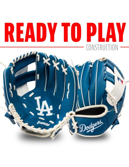 Sada baseballové rukavice a míčku MLB® TEAM Los Angeles Dodgers (9,5")