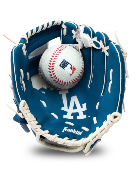 Zestaw rękawica baseballowa i piłka MLB® TEAM Los Angeles Dodgers (9,5")