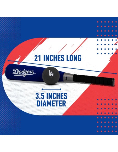 Комплект за бейзболна бухалка и топка MLB® TEAM Los Angeles Dodgers