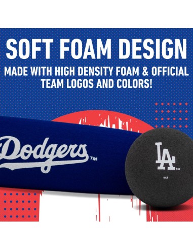 Sada baseballové pálky a míčku MLB® TEAM Los Angeles Dodgers