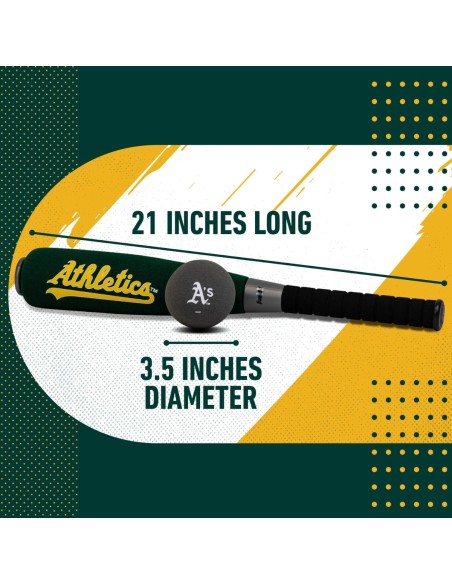 Conjunto de taco e bola de basebol MLB® TEAM Oakland Athletics
