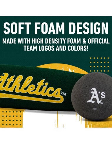 Sada baseballové pálky a míčku MLB® TEAM Oakland Athletics