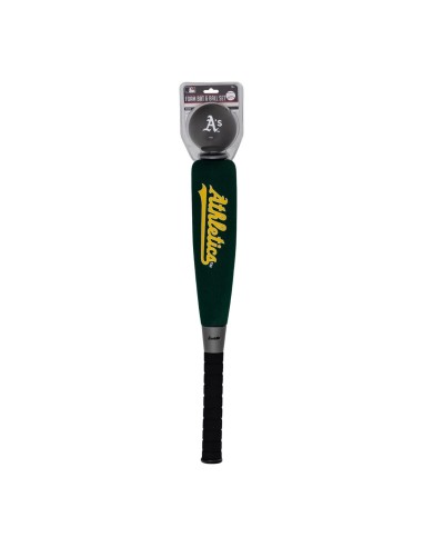 Zestaw kij baseballowy i piłka MLB® TEAM Oakland Athletics