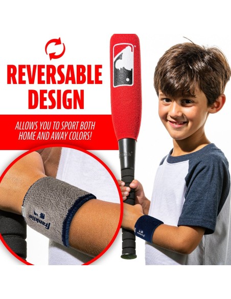 Oboustranné potítko na zápěstí MLB® X-VENT - NAVY/GRAY