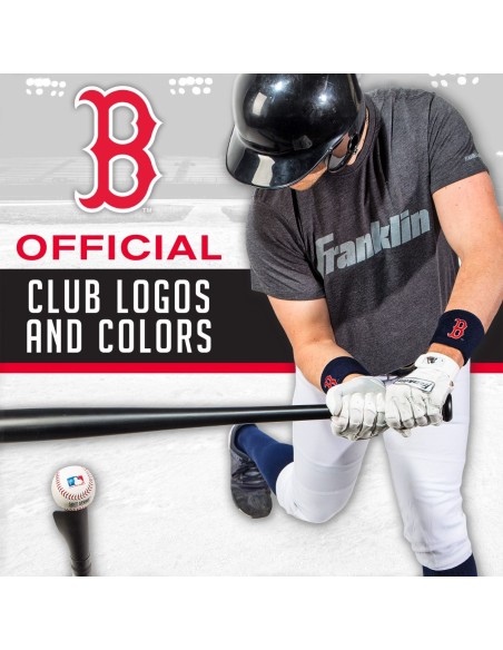 Muñequera de béisbol/softbol MLB® 2,5" - Boston Red Sox