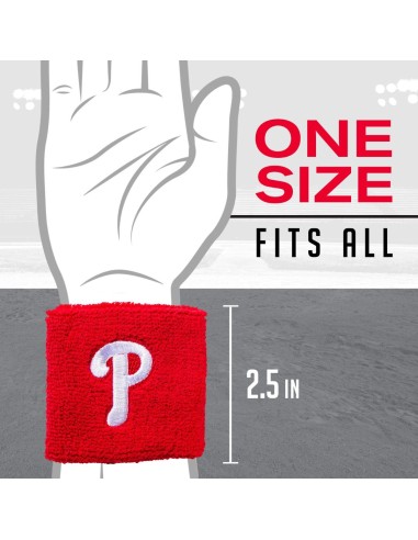 Bezbola/Softbola MLB® narukvica za zapešće 2,5" - Philadelphia Phillies