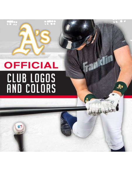 Pulseira MLB® de 2,5" para basebol/softbol - Oakland Athletics
