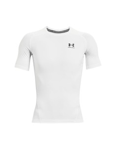 Under Armour HG Armour Comp SS Blanco