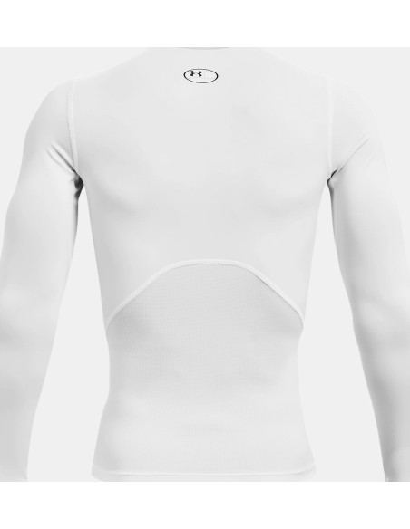 Under Armour HG Armour Comp LS White