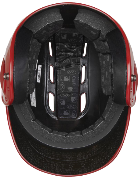 Baseball-Schlaghelm Rawlings R1601J-S-JR SCARLET (6 3/8" - 7 1/8")