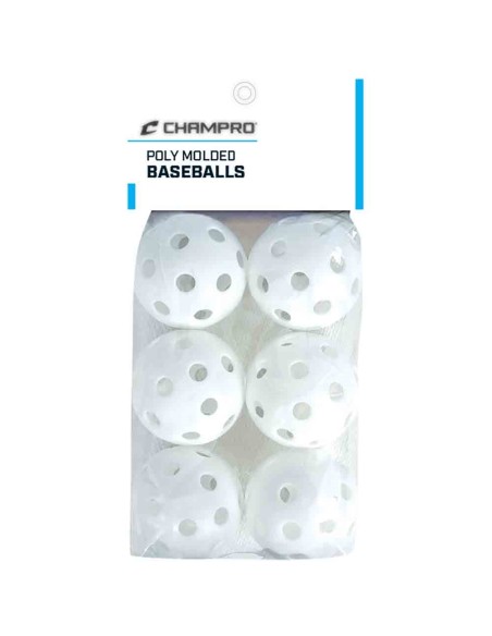 POLY BASEBALLS Champro - 6 PACK (9")