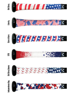 Omotávka (grip) baseballové pálky Vulcan V175 - STARS & BARS (1,75 mm) 2