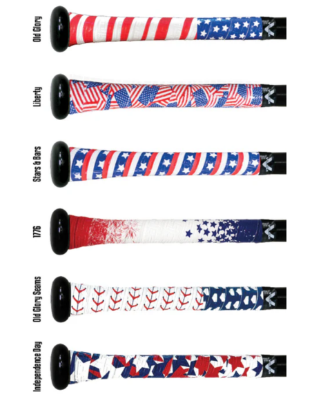 Omotávka (grip) baseballové pálky Vulcan V175 - STARS & BARS (1,75 mm)
