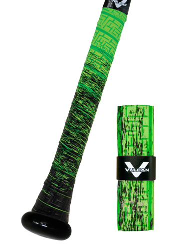 Empuñadura de bate de béisbol Vulcan V175 - GREEN SLIME (1,75 mm)