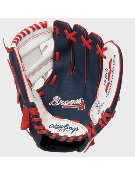 Baseballová rukavice Rawlings Atlanta Braves Team Logo (10")