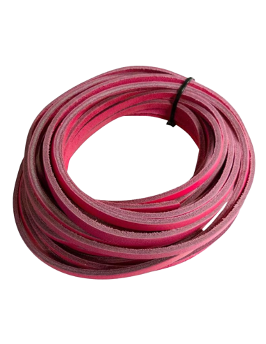Tkaničky do baseballových/softballových rukavic růžová B783 (1/4" x 72")