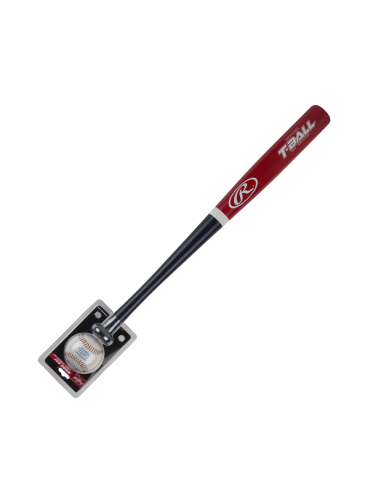 Baseballová pálka Rawlings WBTBC T-BALL (dřevěná pálka s tréninkovým míčkem)