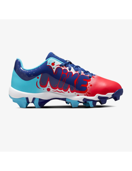 Baseball Cleats Nike Hyperdiamond 4 Keystone - blue/red (youth)