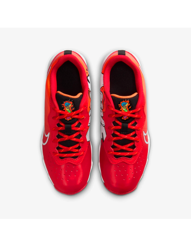 Baseballsko Nike Alpha Huarache 4 Keystone - rød/hvid (ungdom)